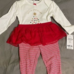 Carter’s Christmas outfit 6 month baby girl